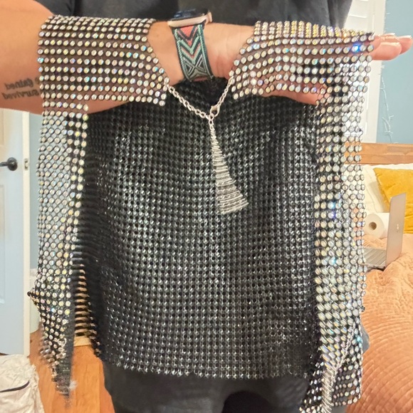 12th Tribe Rhinestone Embellished Top - Picture 13 of 13